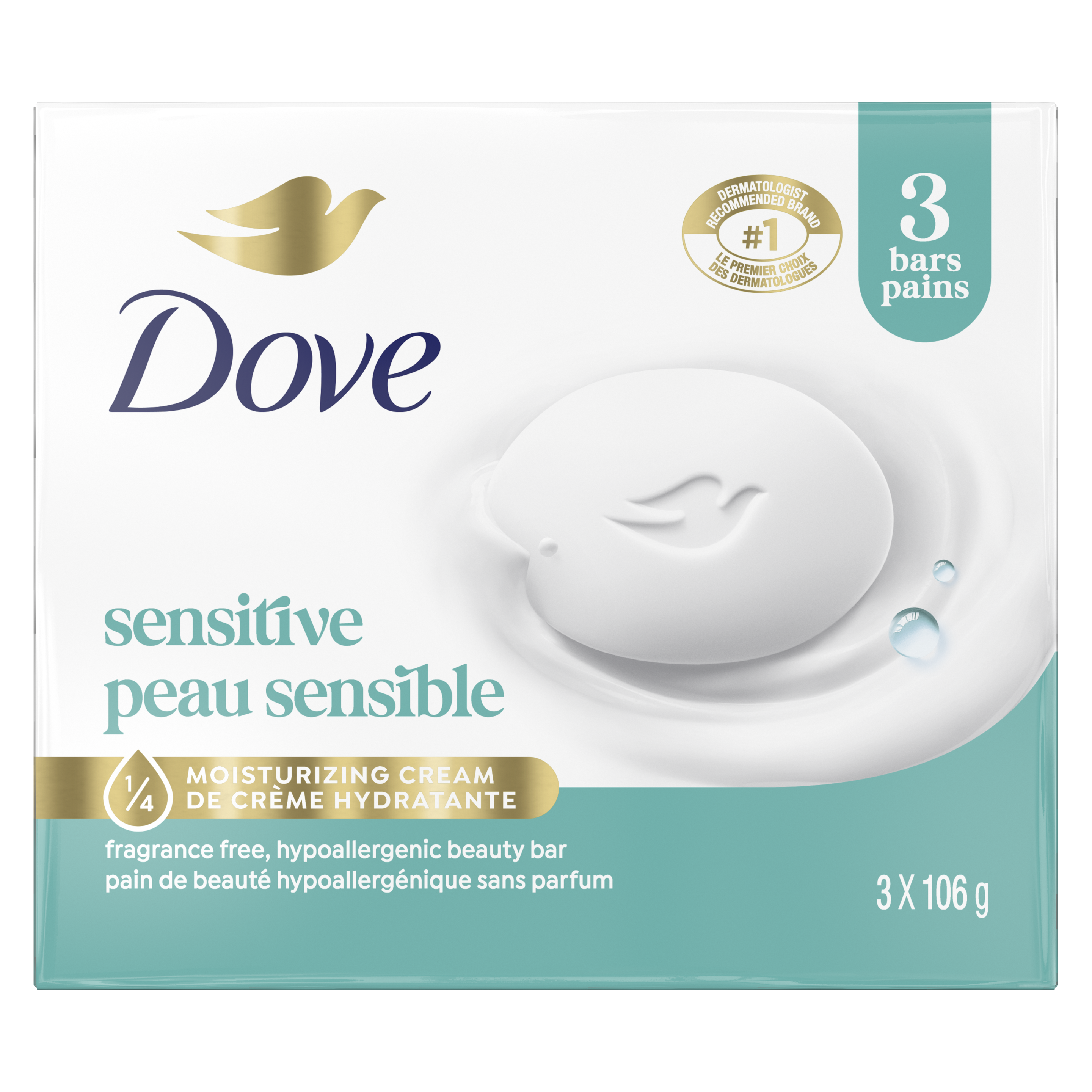 Sensitive Skin Beauty Bar 3x106g