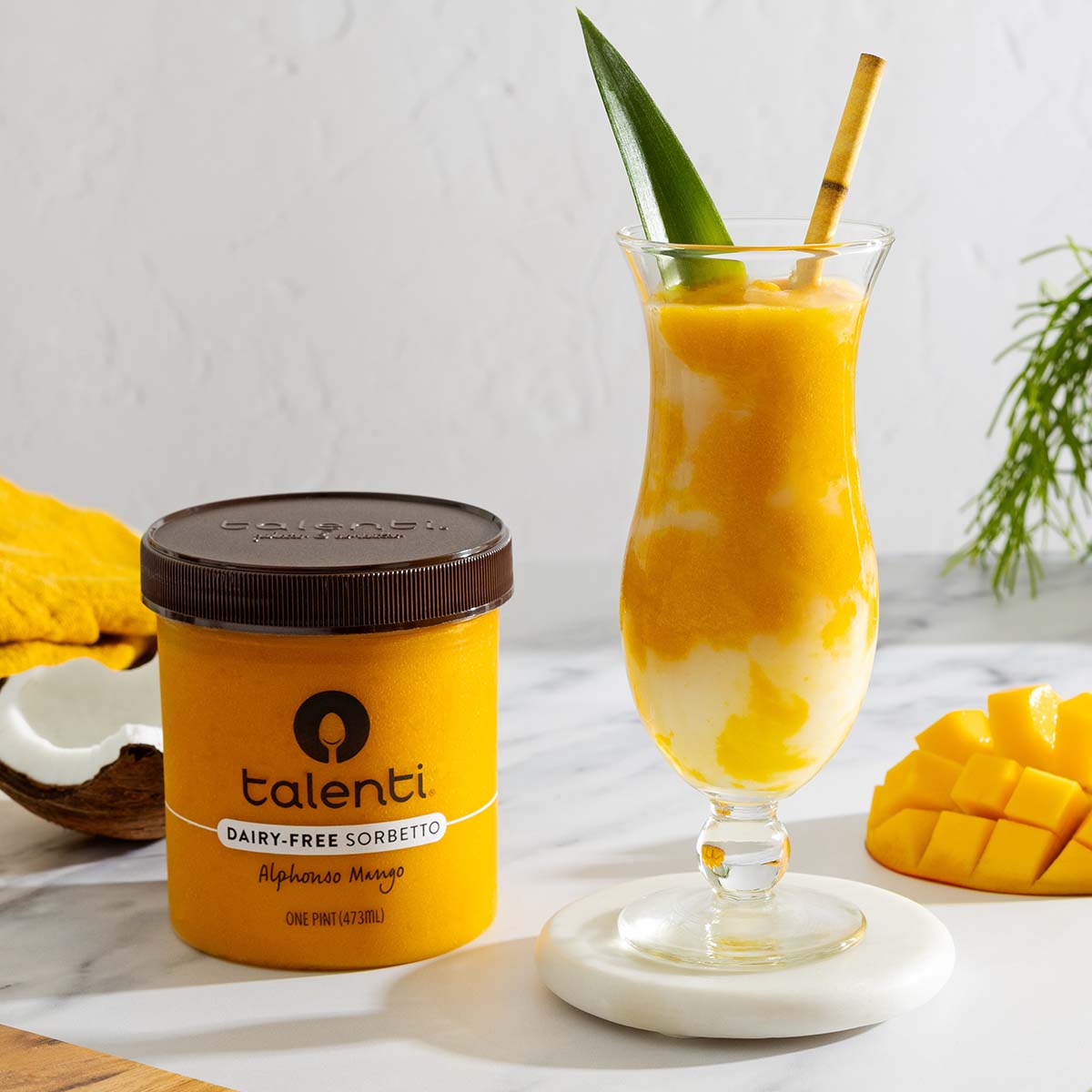 Coconut Rum Sorbetto Colada