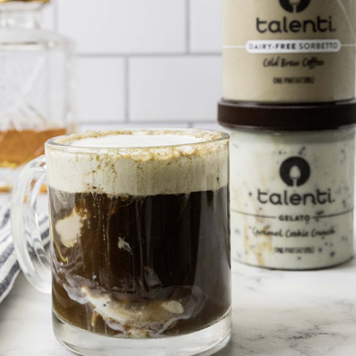 Irish Coffee Gelato Sundae