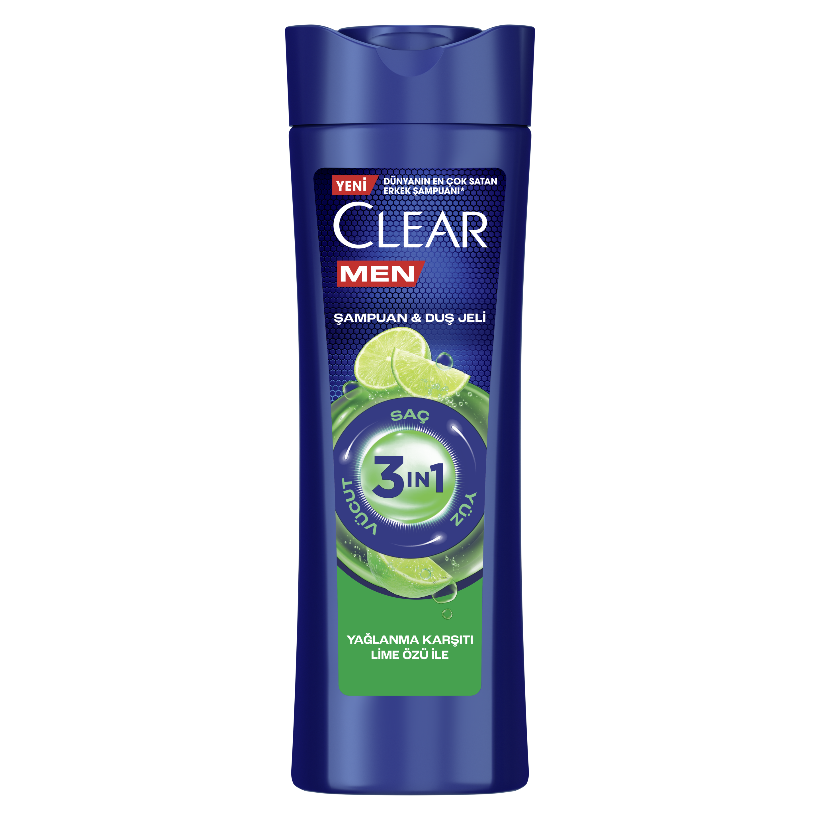 Clear 3in1 Yağlanma Karşıtı Lime Özlü Şampuan packshot