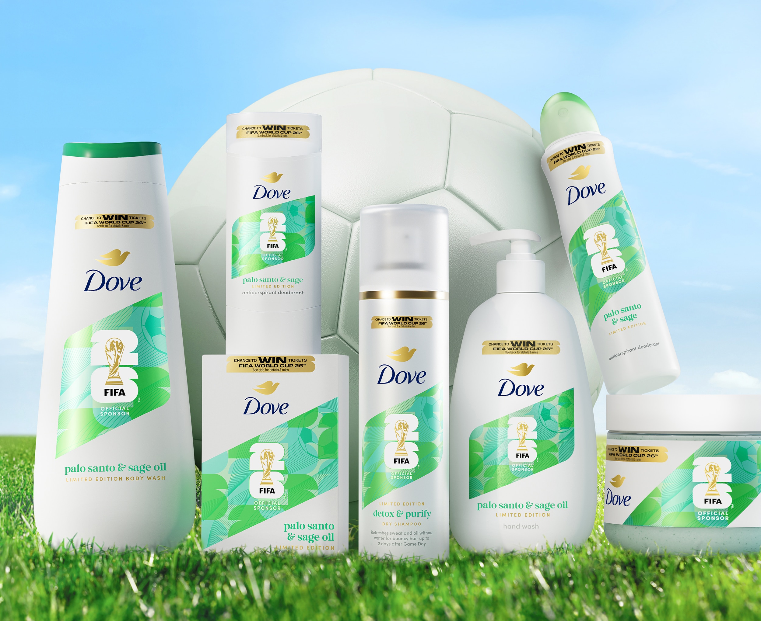 Dove and FIFA Limited Edition collection