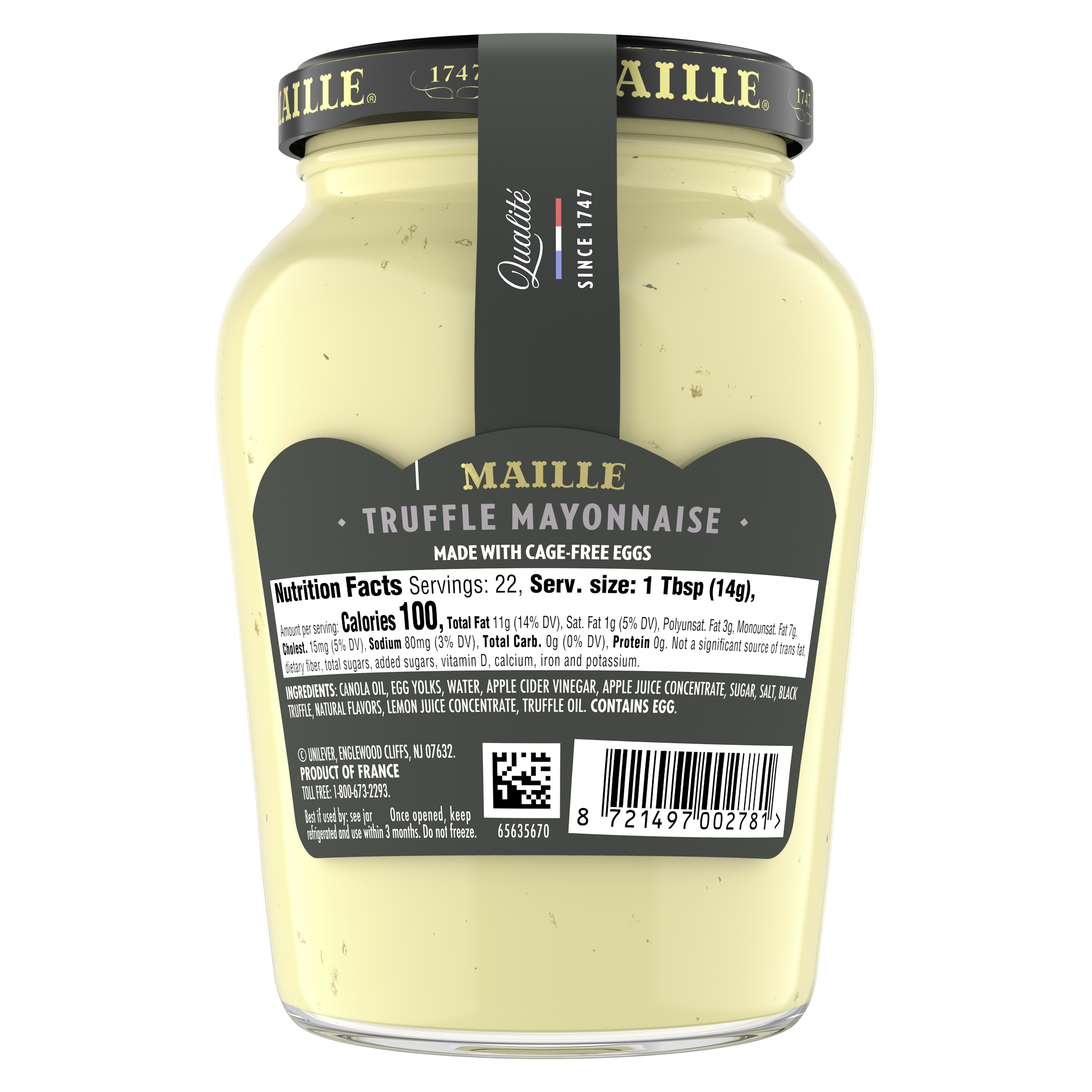 Maille Truffle Mayonnaise (back)
