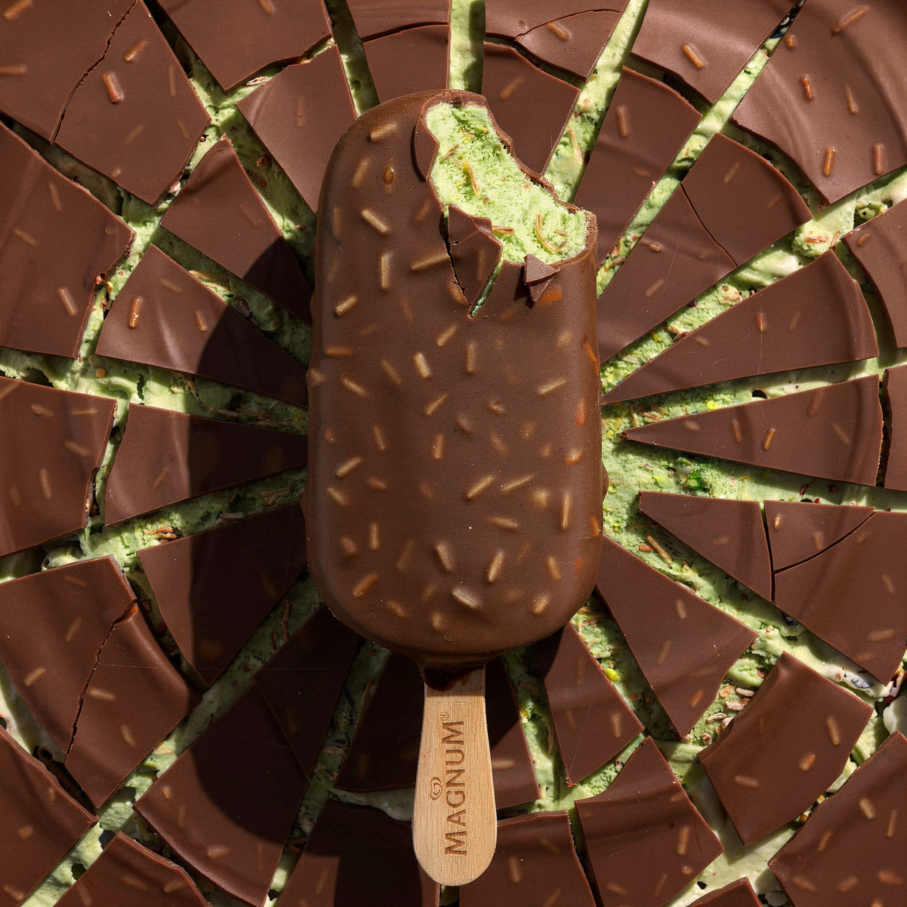 Dubai Chocolate Style Ice Cream Bar