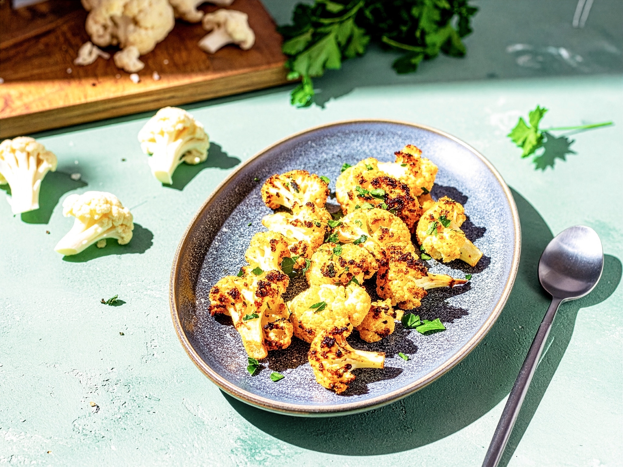 Cheesy Blumenkohl im Air Fryer 22 Min  recipe