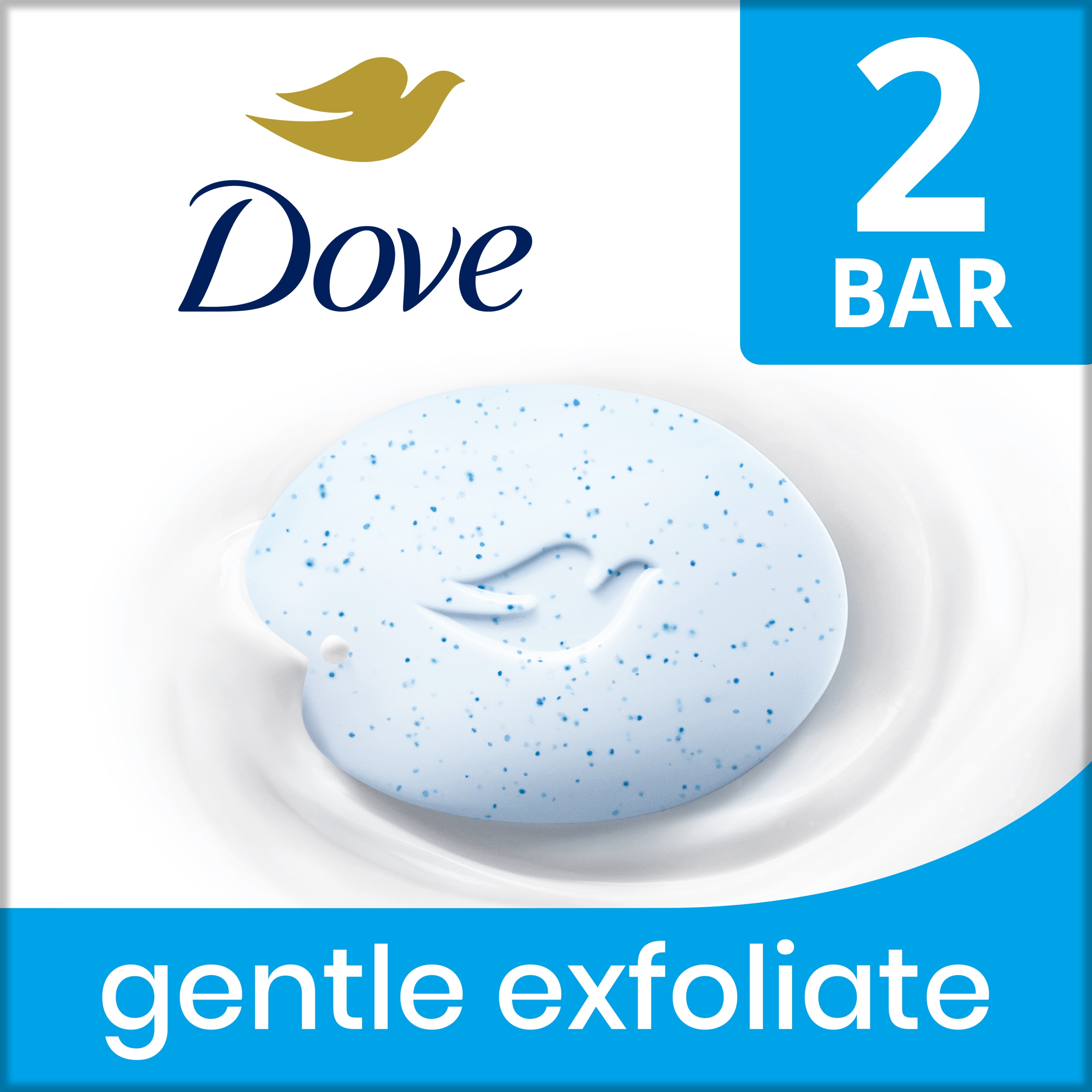 Dove Gentle Exfoliating Beauty Bar 2 Bar 3.75 oz
