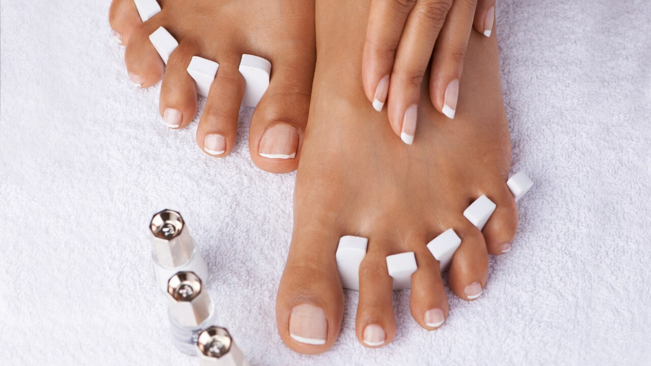 1. Classic White French Tips