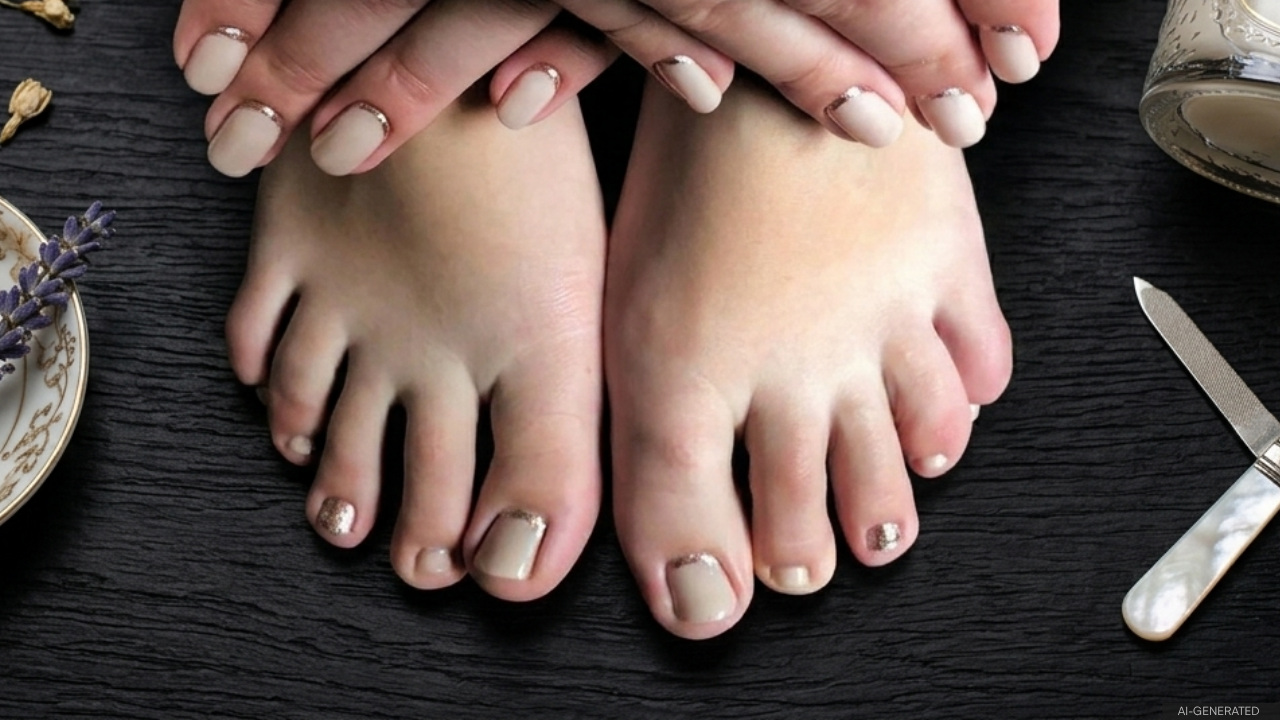 9. Reverse French Tips
