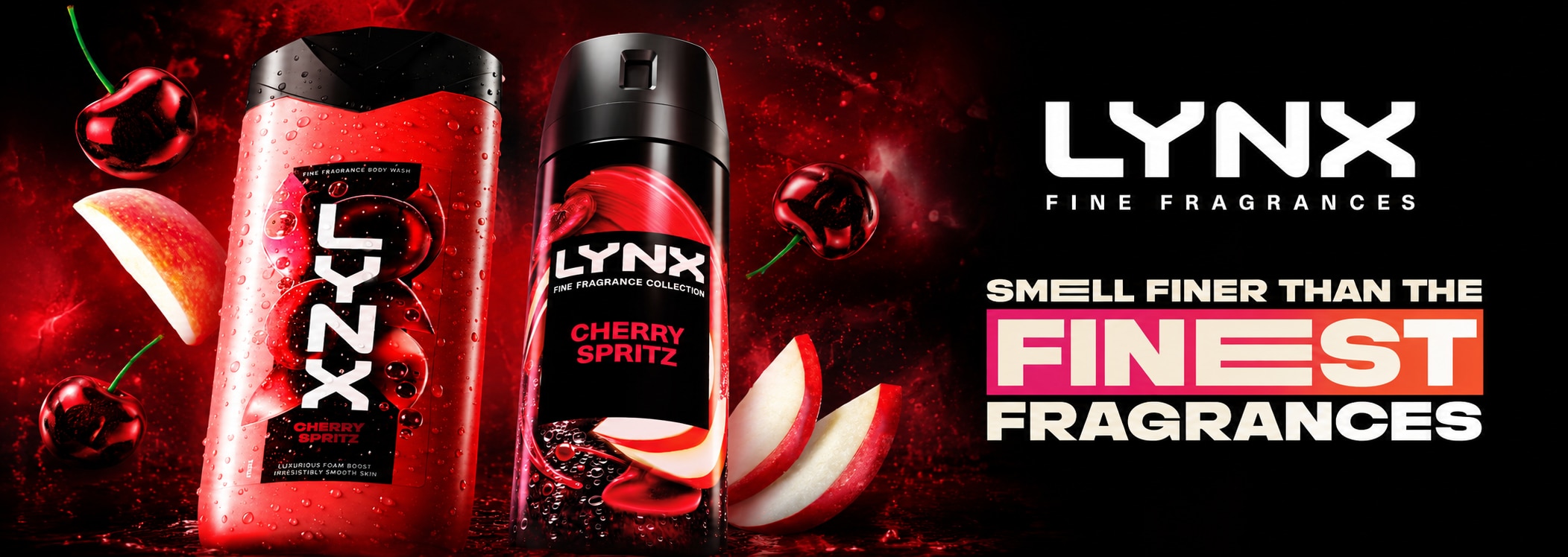 New Lynx Fine Fragrance collection banner 