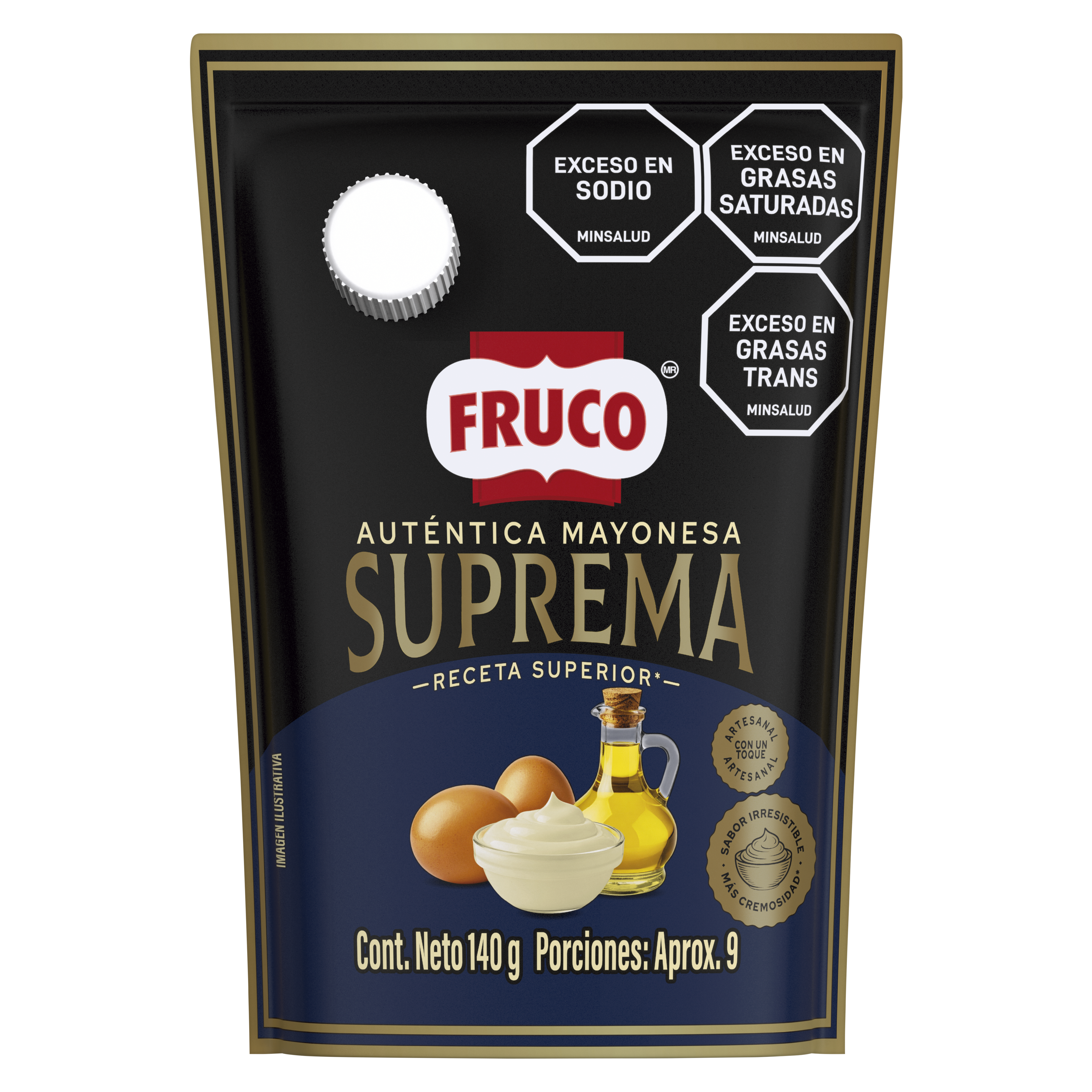 Salsa Mayonesa Suprema Fruco Receta Superior  140gr packshot