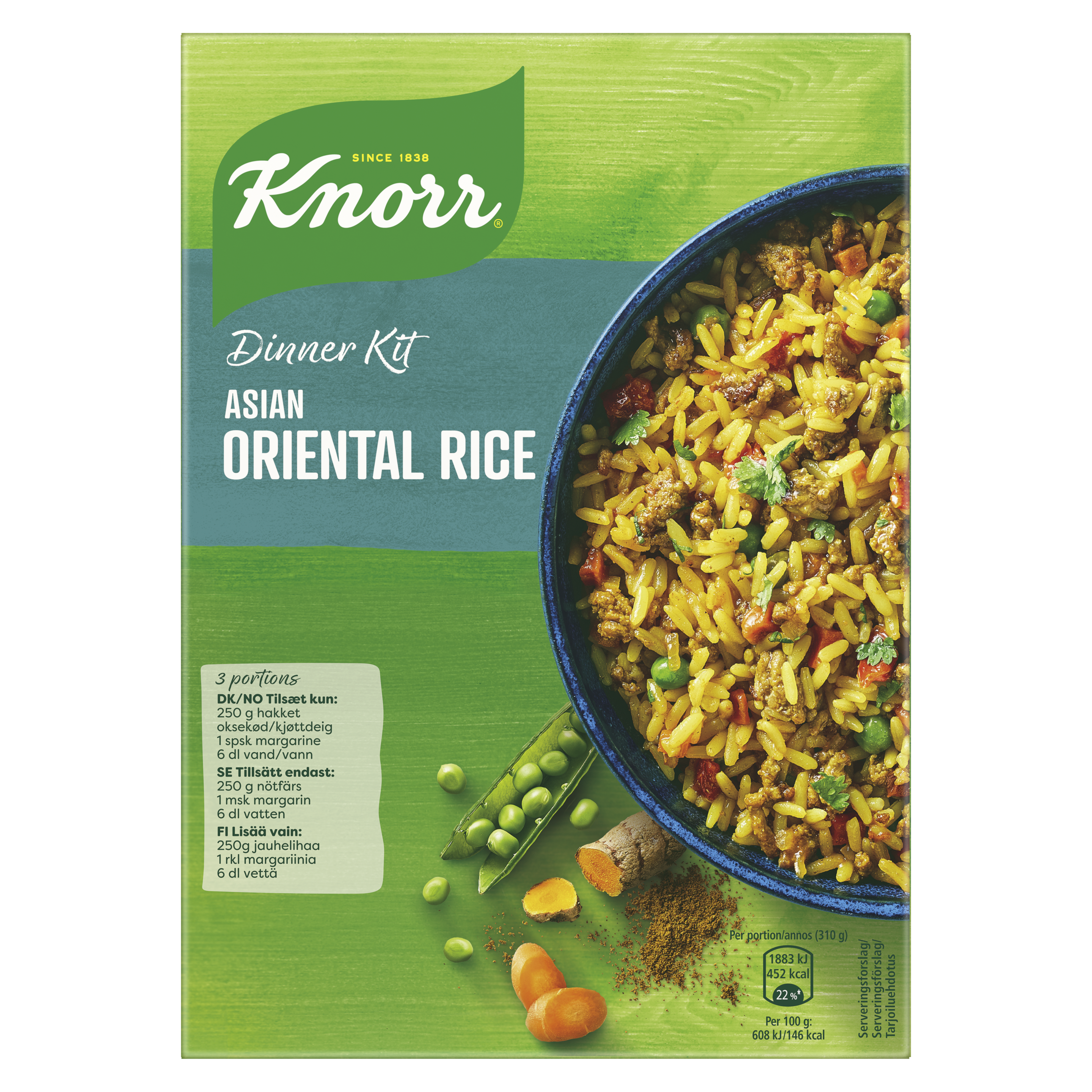 Oriental Rice&nbsp;ateria-ainekset packshot