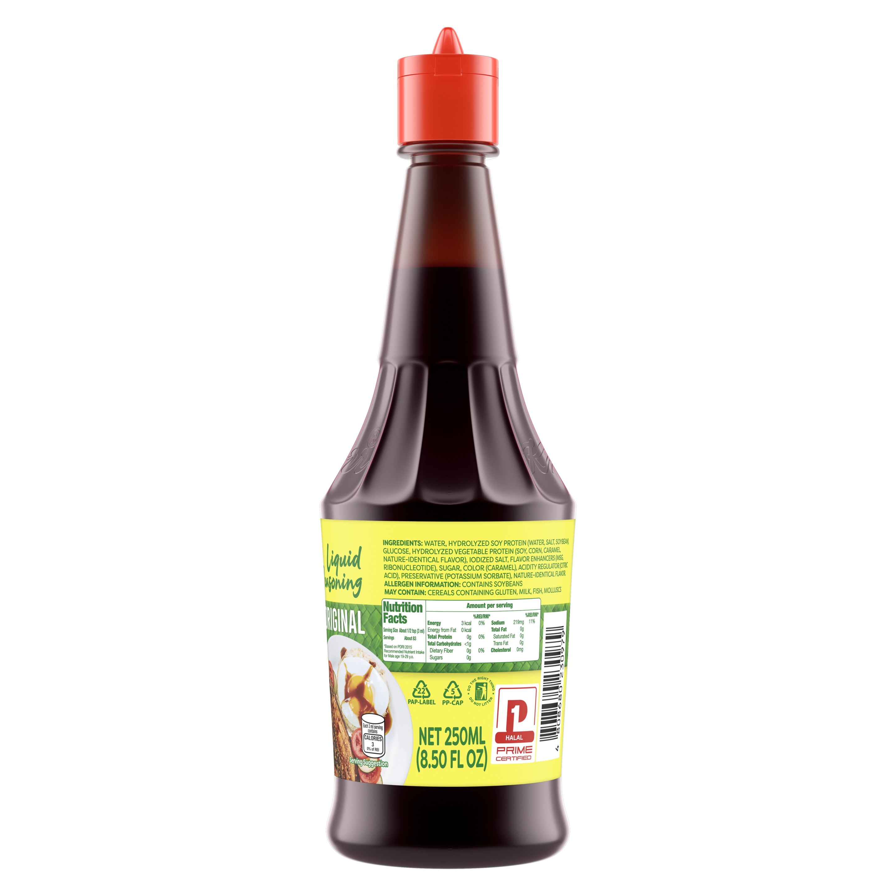 KNORR  Liquid Seasoning for Meat and Vegetable Original made with no artificial colors and preservatives 250ml packshot