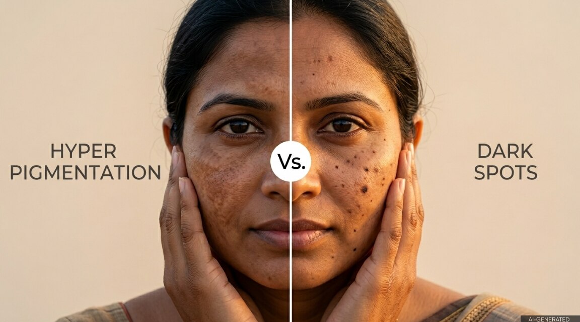 Hyperpigmentation vs Dark Spots Causes Differences and Treatment