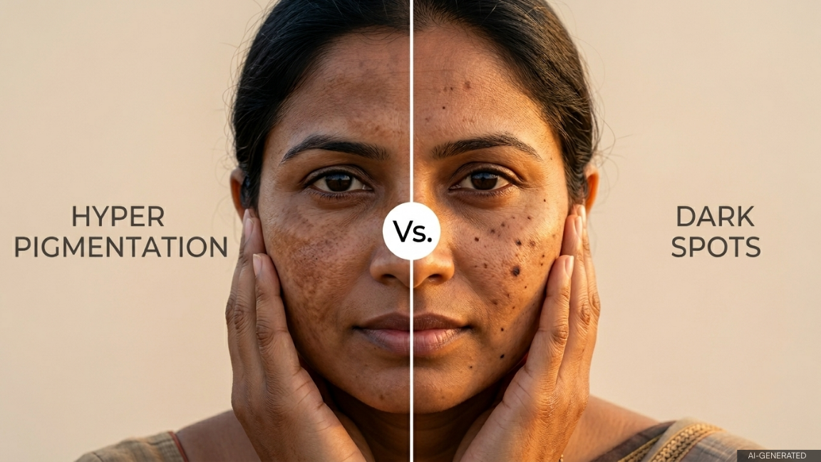 Hyperpigmentation vs Dark Spots Causes Differences and Treatment