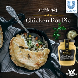 Maille chicken pot pie