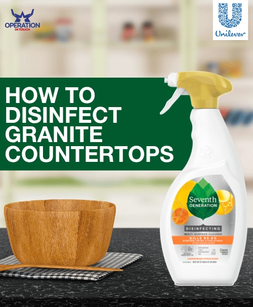 SVG disinfect granite countertops article copy