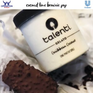 Talenti coconut lime brownie pop article