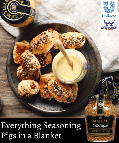 Maille everything seasoning pigs in a blanket article 2
