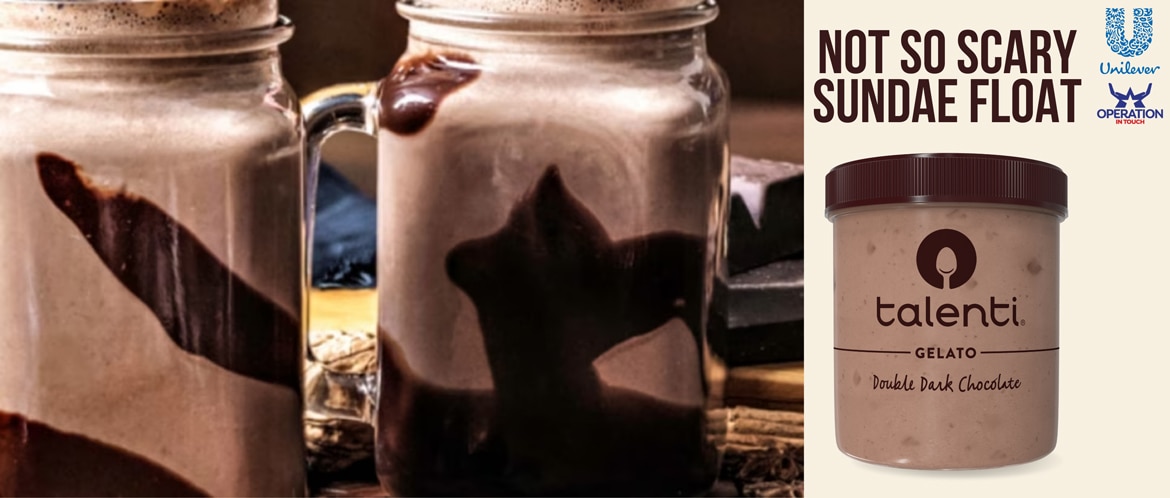 Talenti not so scary sundae float carousel