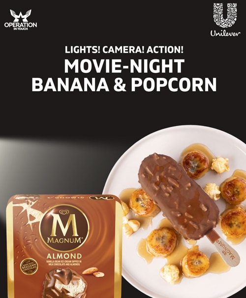 Magnum movie night banana popcorn article