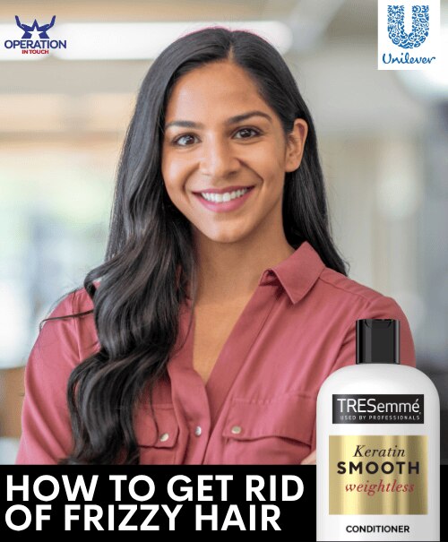 TRESemme how to get rid of frizzy hair spring-summer article