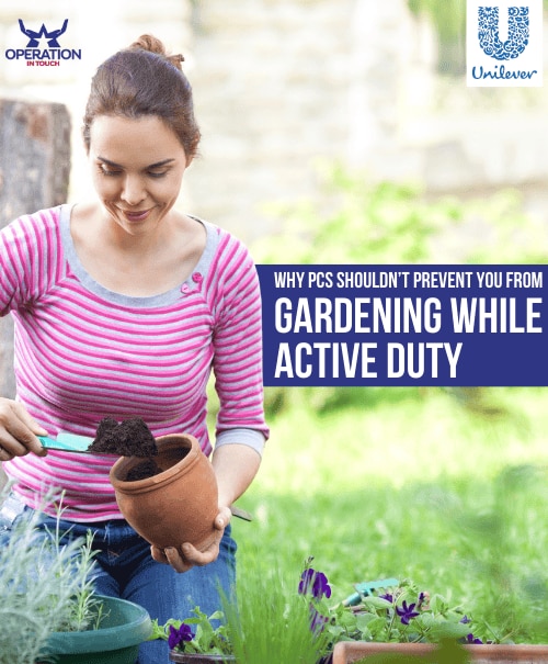 OIT gardening while active duty article copy