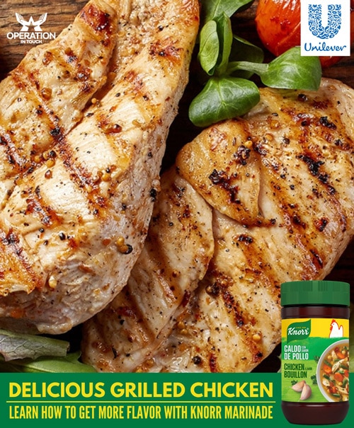 Knorr chicken marinade article