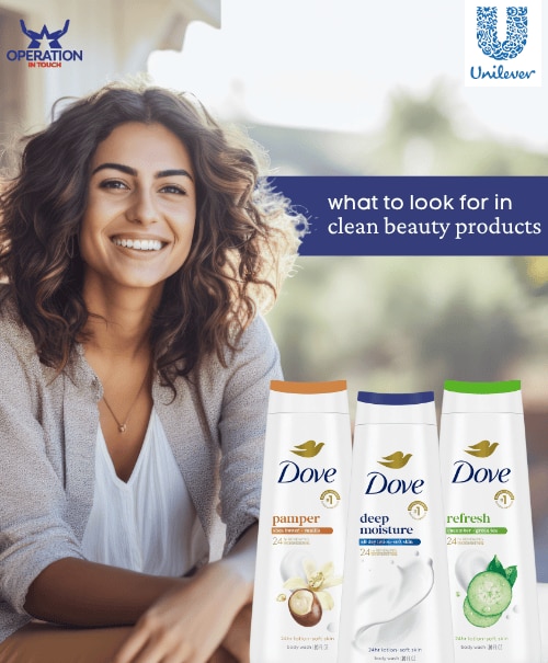 Dove clean beauty products article copy