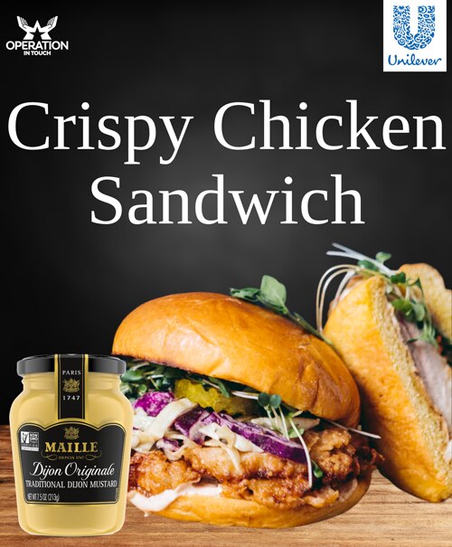 Maille crispy chicken sandwich article