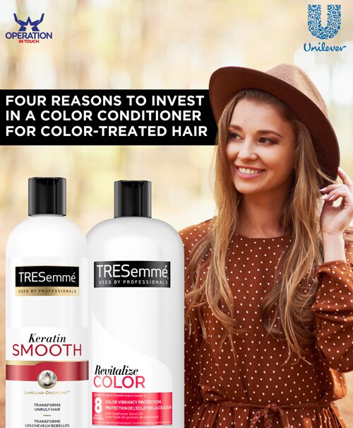 TRESemme conditioner for color treated hair article