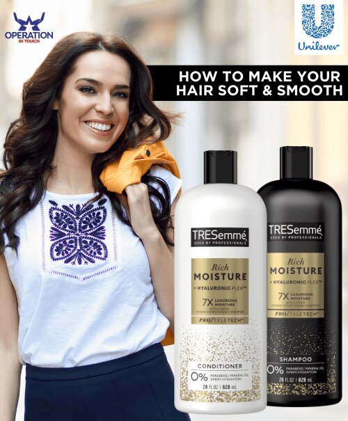 TRESemme make your hair soft and smooth article copy