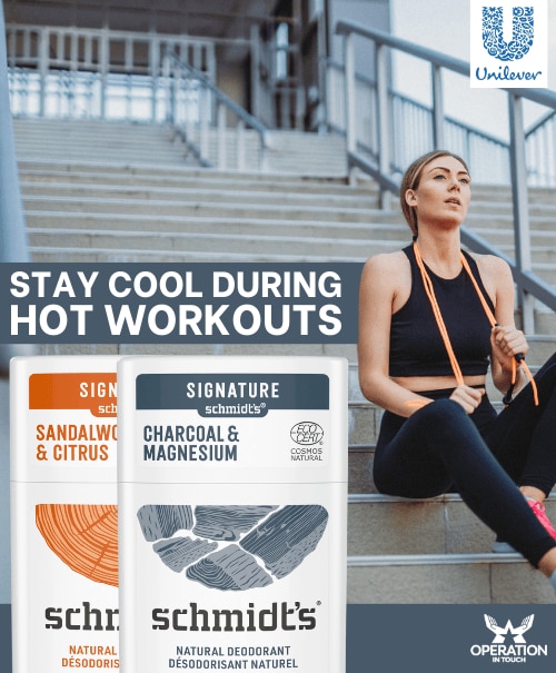 Schmidt's stay cool during hot workouts article copy