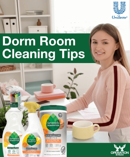 SVG Dorm Room Cleaning Tips article