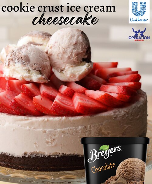 Breyers cookie crust ice cream cheesecake article