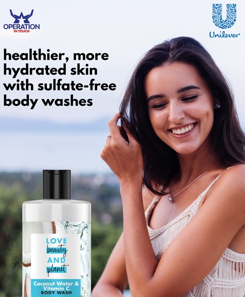 LBP sulfate free body wash article