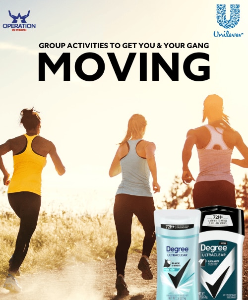 Degree group activities to get your gang moving article copy