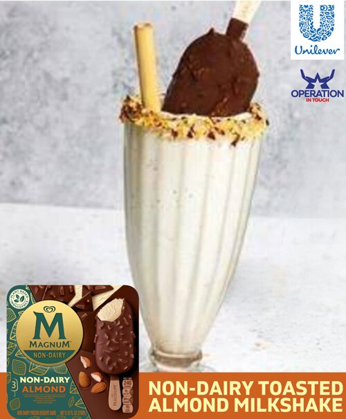 Magnum ND toasted almond milkshake article