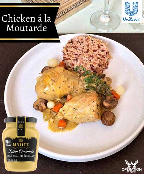 Maille chicken a la moutarde article