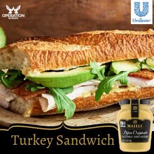 Maille turkey sandwich article
