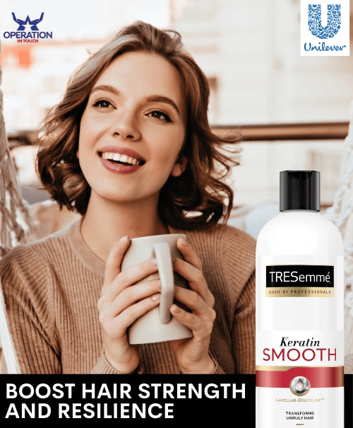 TRESemmé Boost Hair Strength Resilience article copy
