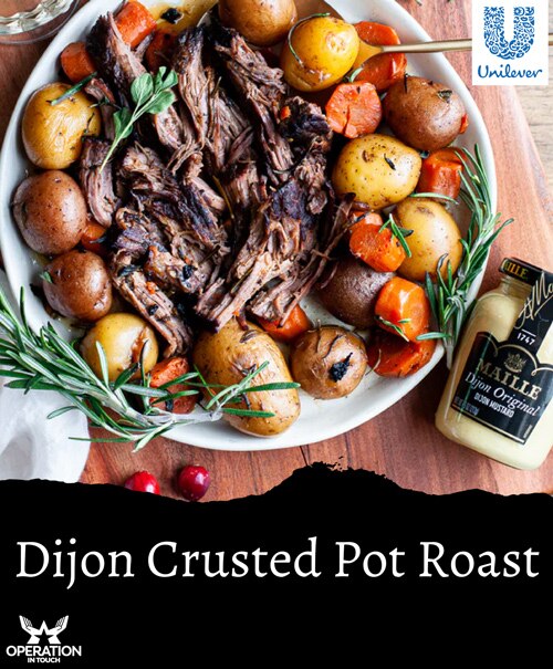 Dijon Crusted Pot Roast