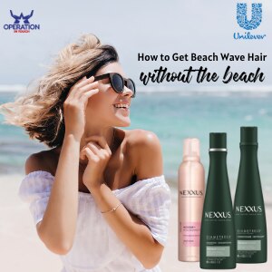 Nexxus how to get beach wave hair without the beach article