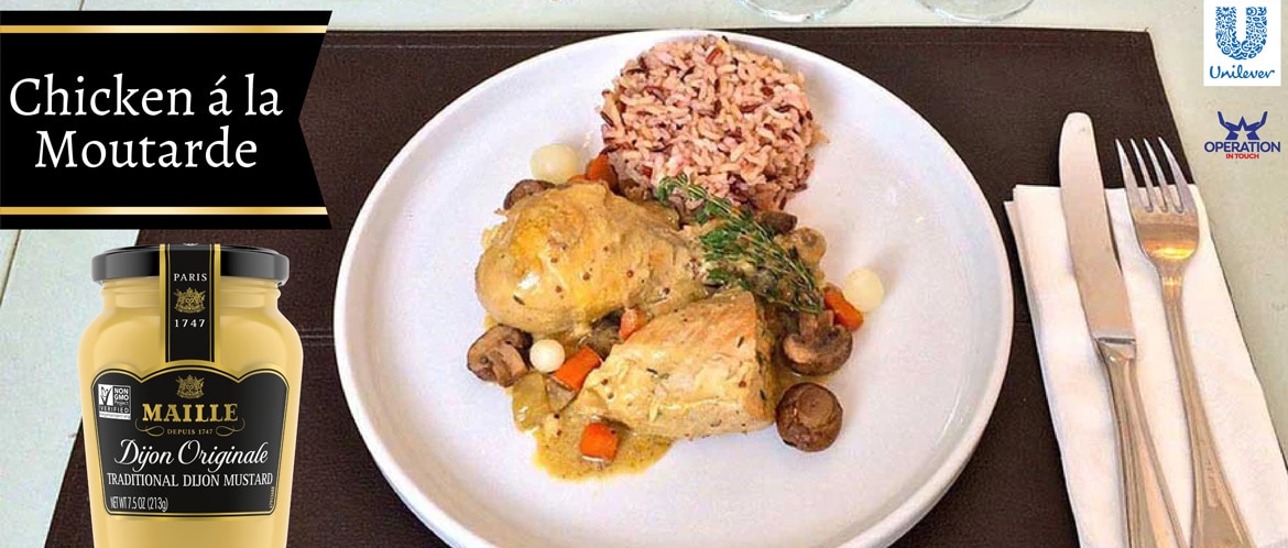 Maille chicken a la moutarde carousel