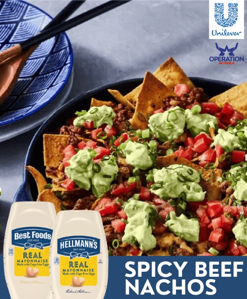 HBF spicy beef nachos article copy