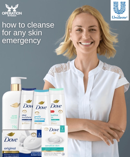 Dove how to cleanse for any skin emergency article