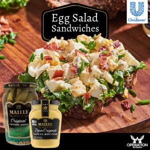 Maille egg salad sandwiches article