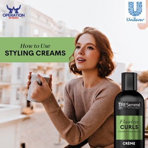 TRESemme how to use styling creams article