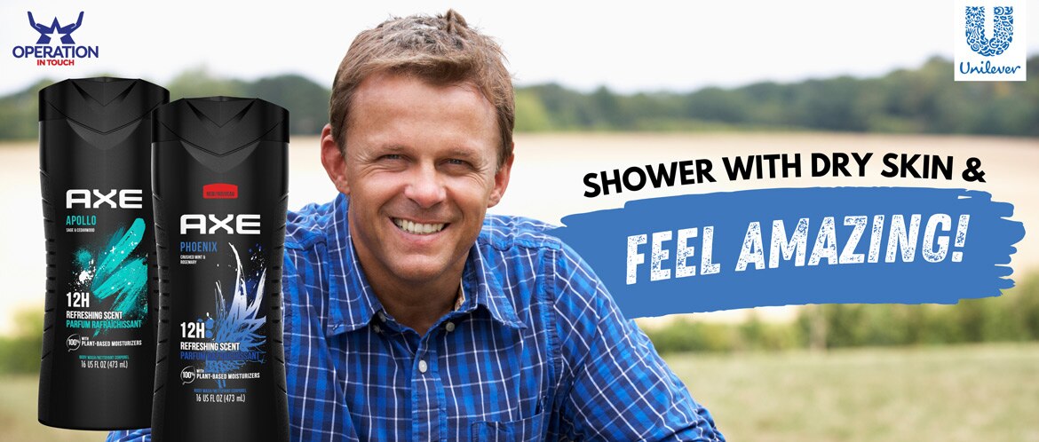 Axe shower with dry skin feel amazing carousel