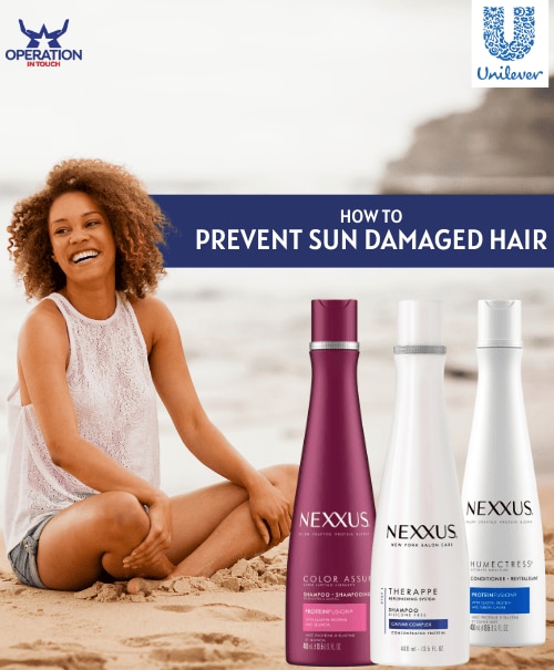 Nexxus how to prevent sun damaged hair article copy