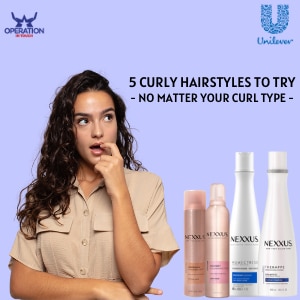 Nexxus 5 curly hairstyles article