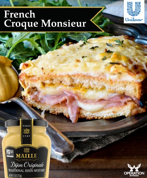 Maille french croque monsieur article